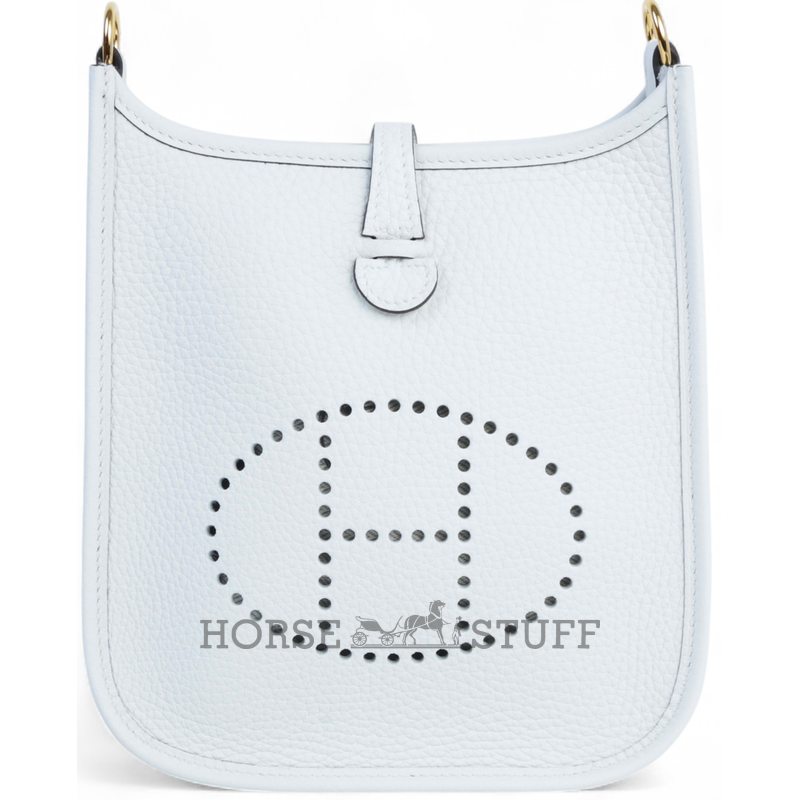 Hermès Evelyne Mini II TPM 16 New White Clemence GHW