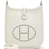 Hermès Evelyne Mini II TPM 16 New White Clemence PHW
