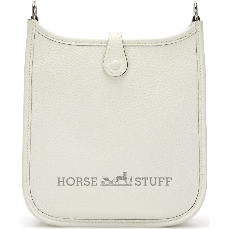 Hermès Evelyne Mini II TPM 16 New White Clemence PHW