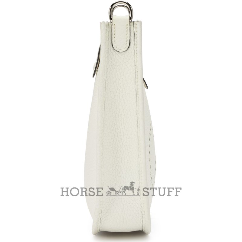Hermès Evelyne Mini II TPM 16 New White Clemence PHW