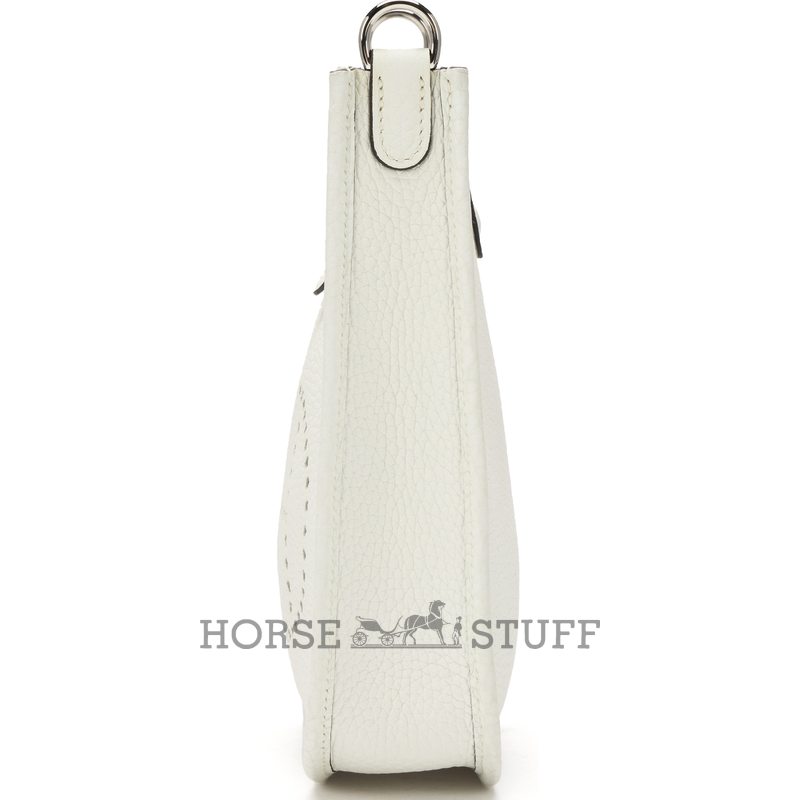 Hermès Evelyne Mini II TPM 16 New White Clemence PHW