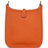 Hermès Evelyne Mini II TPM 16 Orange Clemence GHW