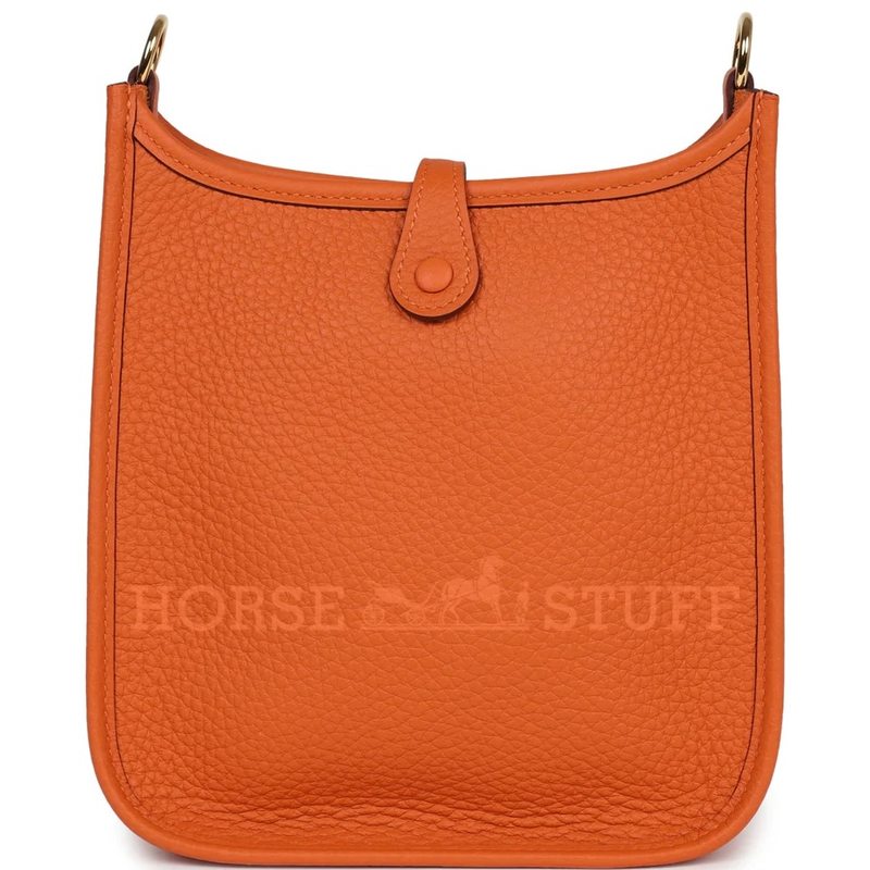 Hermès Evelyne Mini II TPM 16 Orange Clemence GHW