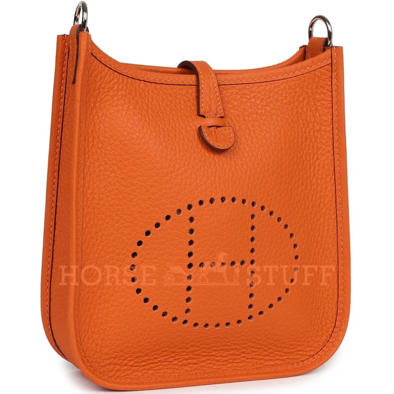 Hermès Evelyne Mini II TPM 16 Orange Clemence PHW