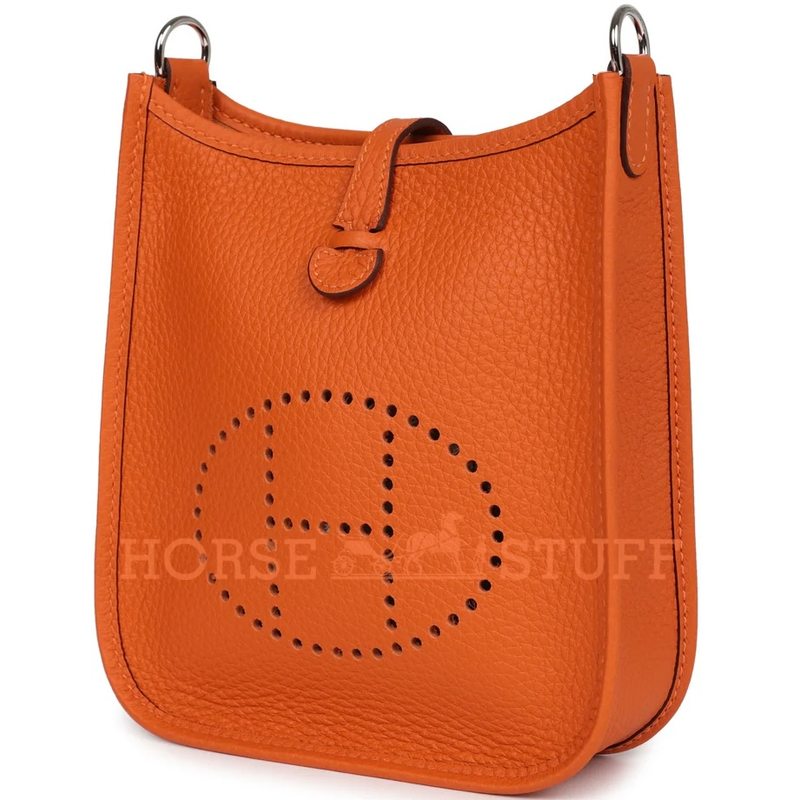 Hermès Evelyne Mini II TPM 16 Orange Clemence PHW