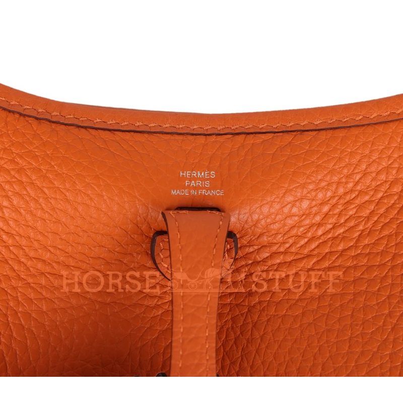 Hermès Evelyne Mini II TPM 16 Orange Clemence PHW