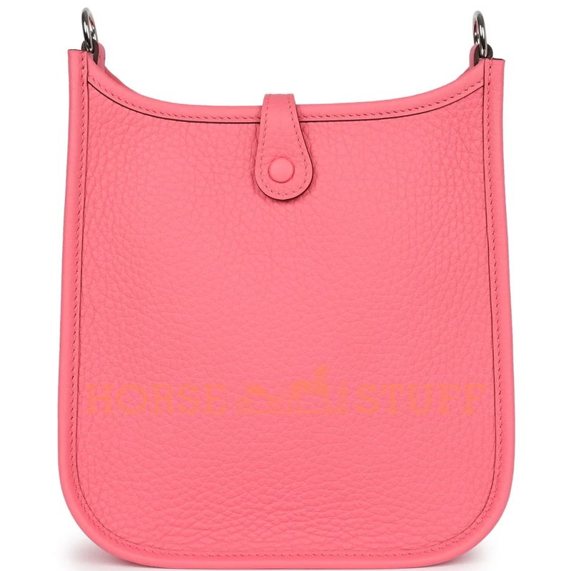 Hermès Evelyne Mini II TPM 16 Rose Azalee Clemence PHW