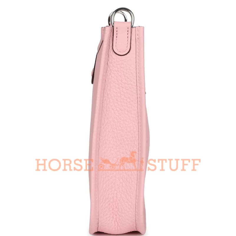 Hermès Evelyne Mini II TPM 16 Rose Sakura Clemence PHW