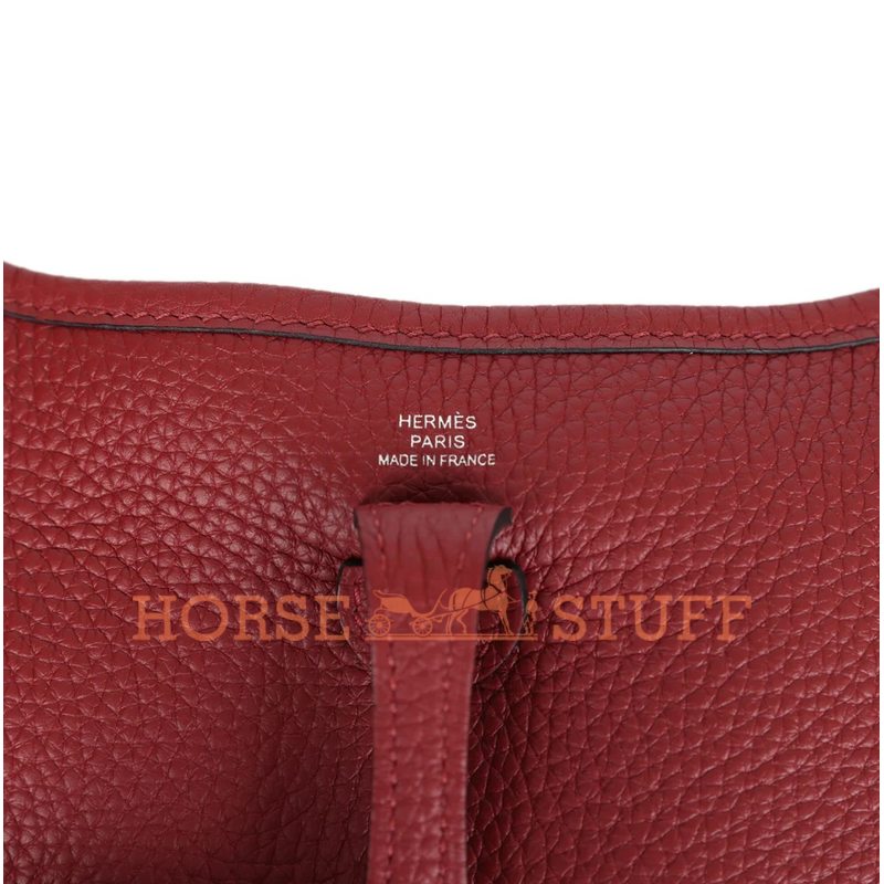 Hermès Evelyne Mini II TPM 16 Rouge H Clemence PHW