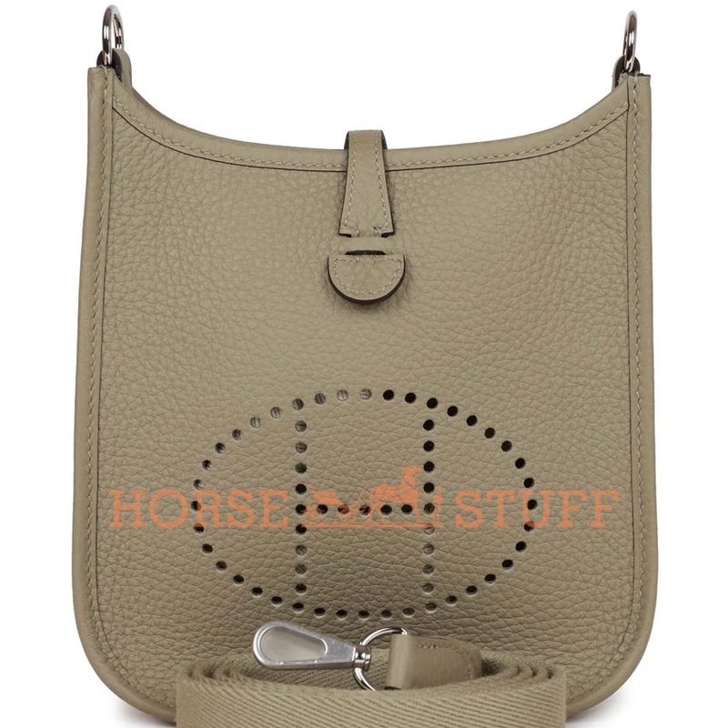 Hermès Evelyne Mini II TPM 16 Sage Clemence PHW