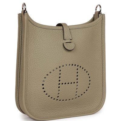 Hermès Evelyne Mini II TPM 16 Sauge Clemence PHW