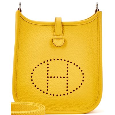Hermès Evelyne Mini II TPM 16 Sun Clemence PHW