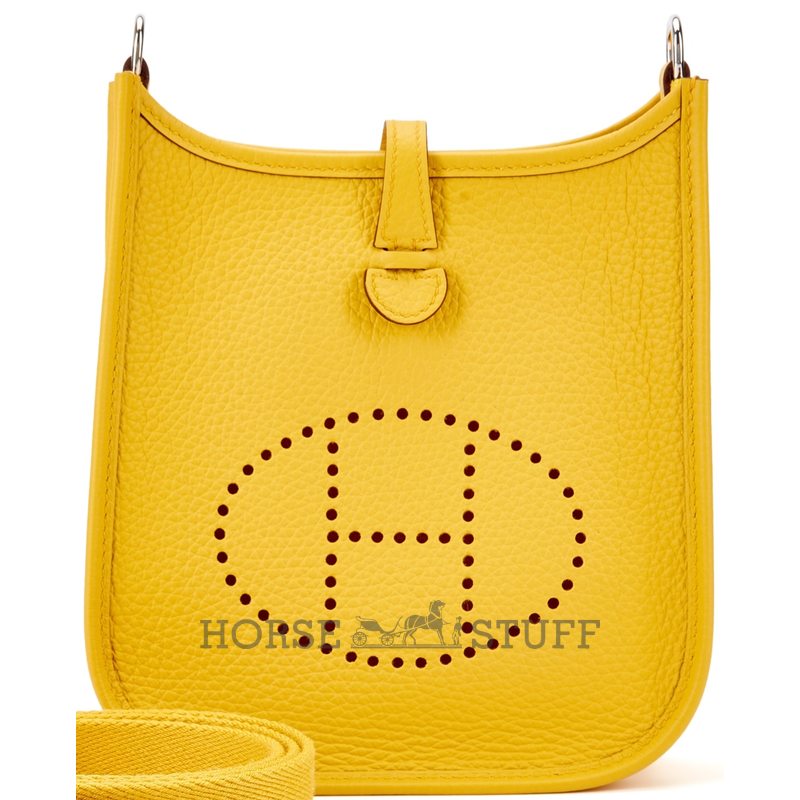 Hermès Evelyne Mini II TPM 16 Sun Clemence PHW