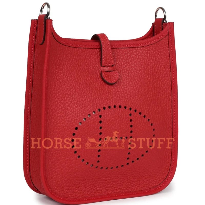 Hermès Evelyne Mini II TPM 16 Vermillion Clemence PHW