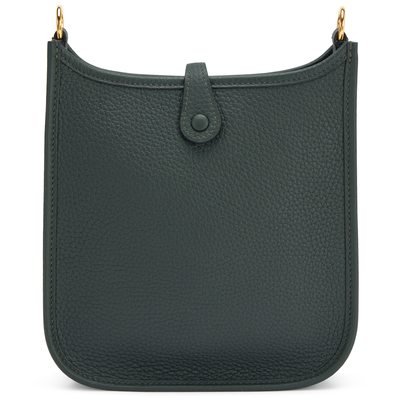 Hermès Evelyne Mini II TPM 16 Vert Fonce Clemence GHW