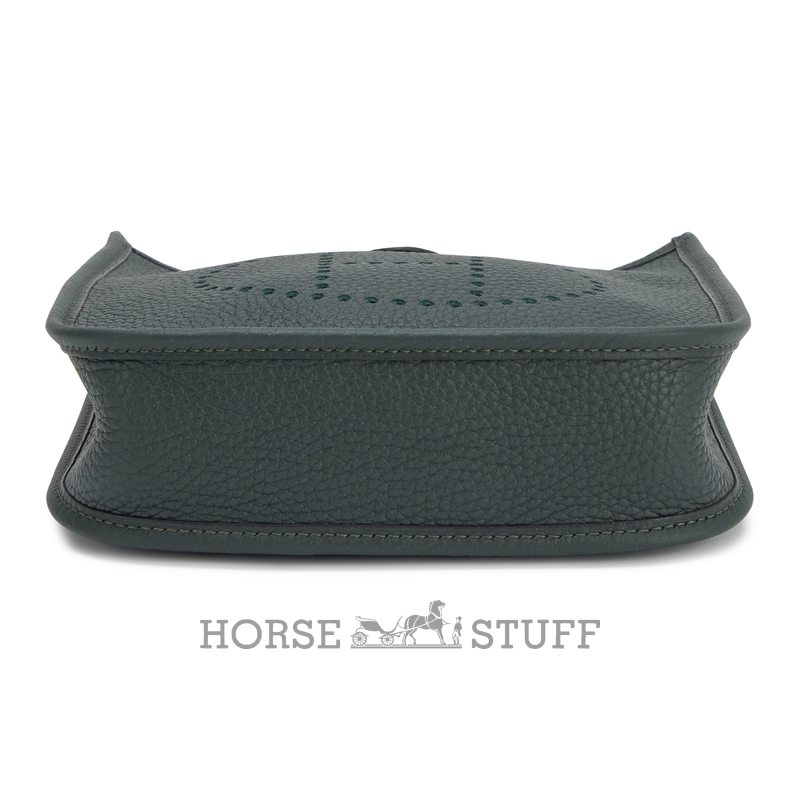 Hermès Evelyne Mini II TPM 16 Vert Fonce Clemence GHW