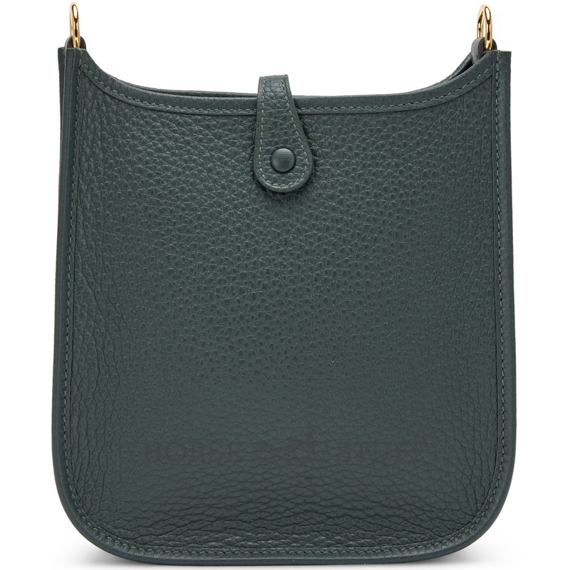 Hermès Evelyne Mini II TPM 16 Vert Mangrove Clemence GHW