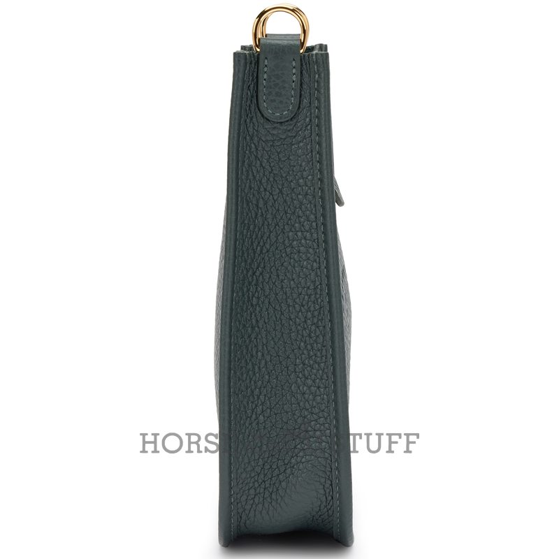 Hermès Evelyne Mini II TPM 16 Vert Mangrove Clemence GHW