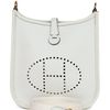 Hermès Evelyne Mini II TPM 16 White Clemence GHW