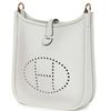 Hermès Evelyne Mini II TPM 16 White Clemence GHW