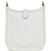 Hermès Evelyne Mini II TPM 16 White Clemence GHW