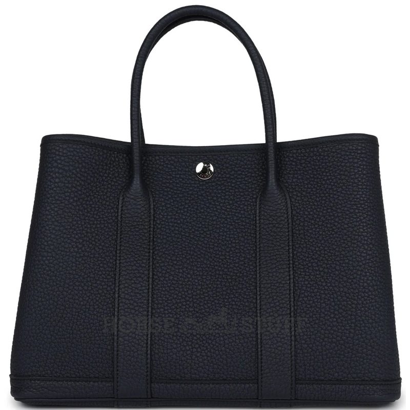 Hermès Garden Party 30 Blue Nuit Negonda PHW