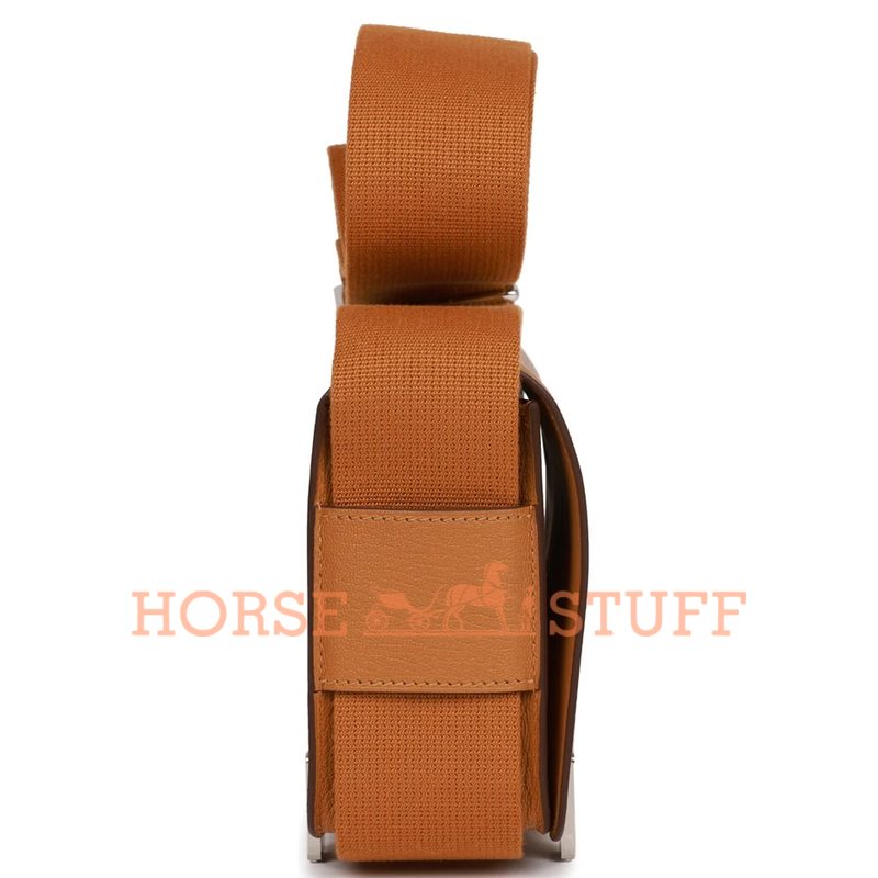 Hermès Geta Caramel Chèvre Mysore PHW