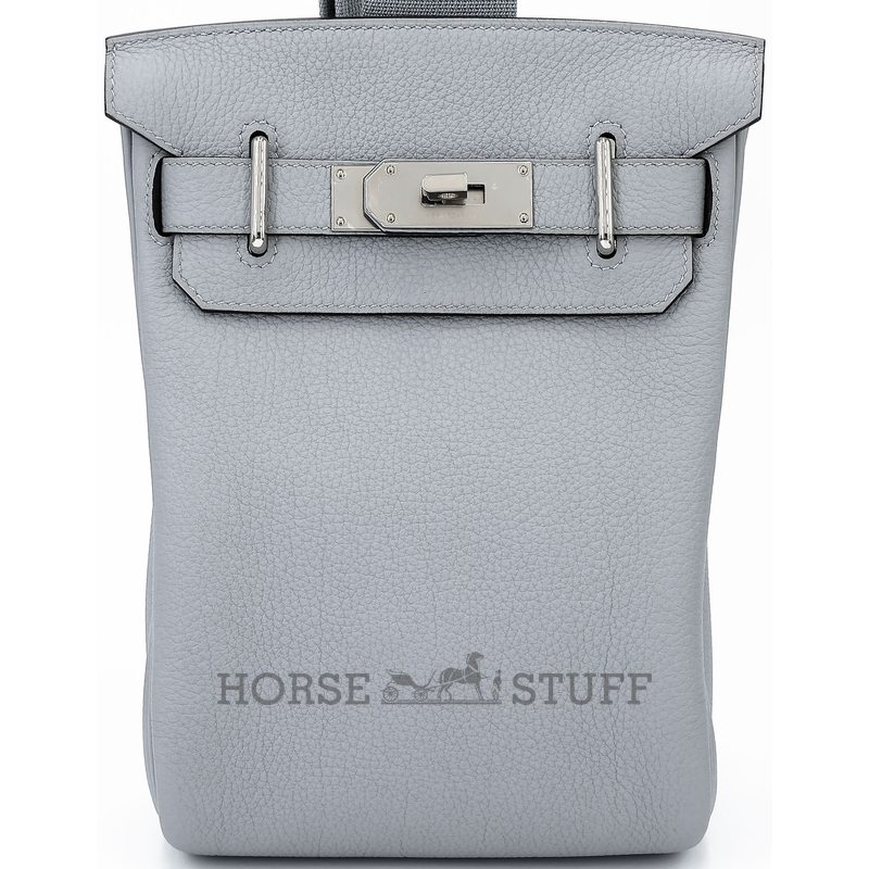 Hermès Hac A Dos PM Backpack Gris Pantine Togo PHW