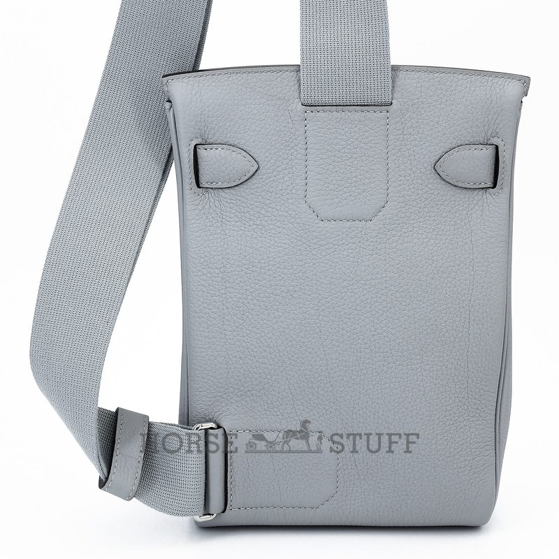 Hermès Hac A Dos PM Backpack Gris Pantine Togo PHW