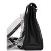 Hermes Kelly Ado II Backpack Black Clemence GHW