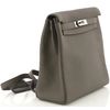 Hermes Kelly Ado II Backpack Etain Clemence PHW