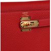 Hermes Kelly Ado II Backpack Rouge Casaque Clemence GHW