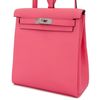 Hermes Kelly Ado II Backpack Rose Azalee Evercolor PHW