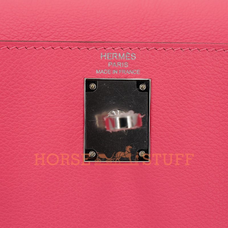 Hermes Kelly Ado II Backpack Rose Azalee Evercolor PHW