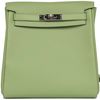 Hermes Kelly Ado II Backpack Vert Criquet Evercolor PHW