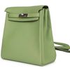 Hermes Kelly Ado II Backpack Vert Criquet Evercolor PHW