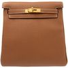 Hermes Kelly Ado II Backpack Gold Togo GHW