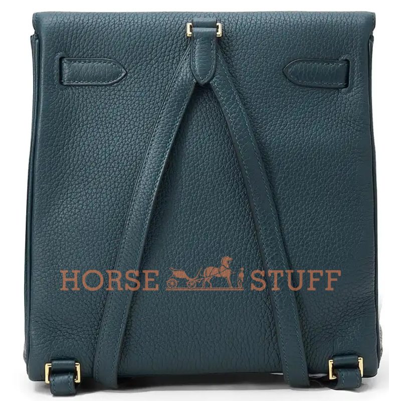 Hermes Kelly Ado II Backpack Vert Cypress Togo GHW