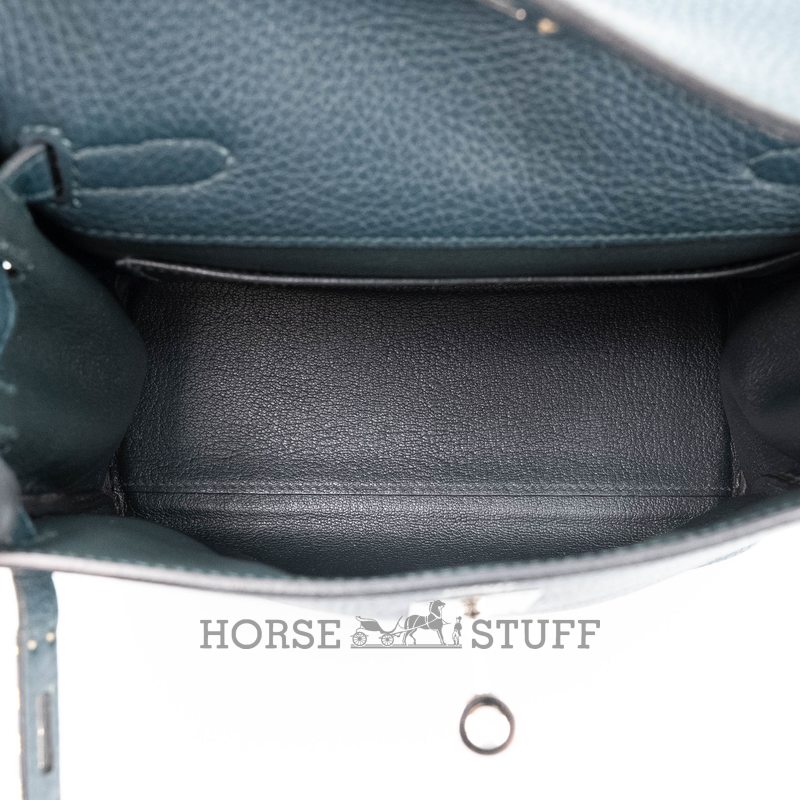 Hermes Kelly Ado II Backpack Vert Cypress Togo PHW