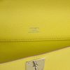 Hermès Kelly Cut Clutch Souffre Epsom PHW