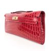 Hermès Kelly Cut Clutch Braise Lisse Crocodile Niloticus GHW