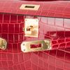 Hermès Kelly Cut Clutch Braise Lisse Crocodile Niloticus GHW