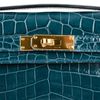 Hermès Kelly Cut Clutch Colvert Lisse Crocodile Niloticus GHW