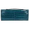 Hermès Kelly Cut Clutch Colvert Lisse Crocodile Niloticus GHW