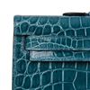 Hermès Kelly Cut Clutch Colvert Lisse Crocodile Niloticus GHW