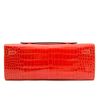 Hermès Kelly Cut Clutch Orange Lisse Crocodile Porosus GHW