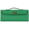 Hermès Kelly Cut Clutch Bambou Swift GHW