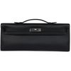 Hermès Kelly Cut Clutch Black Swift PHW