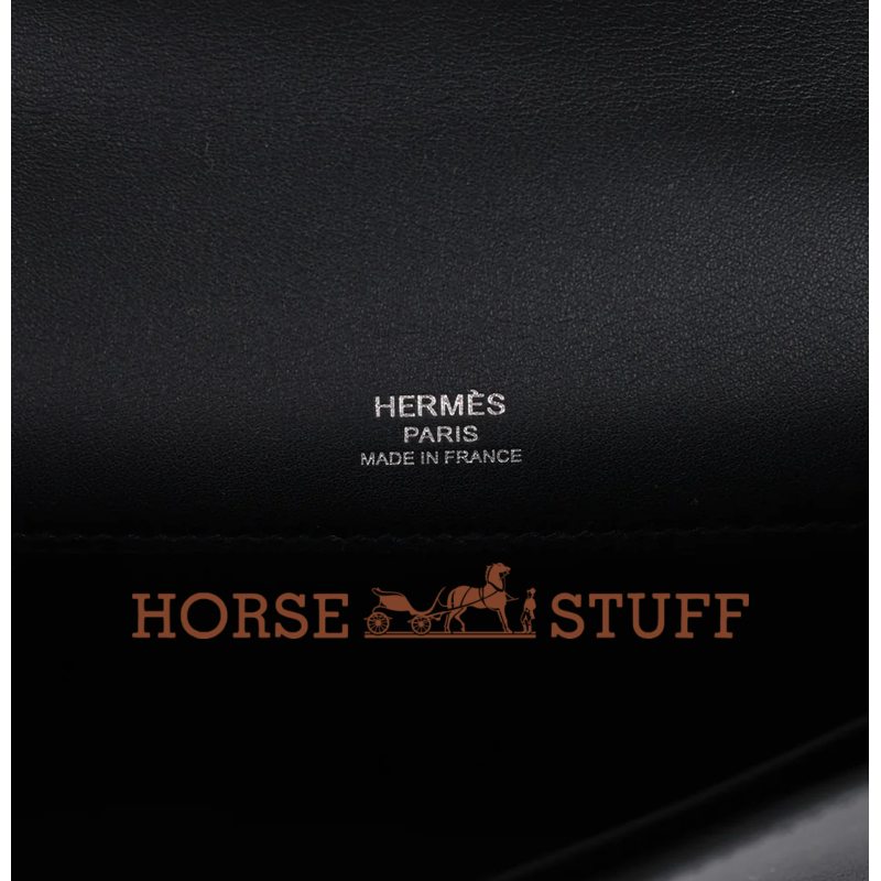 Hermès Kelly Cut Clutch Black Swift PHW