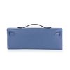 Hermès Kelly Cut Clutch Blue Brighton Swift GHW